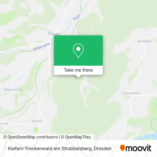 Карта : Kiefern-Trockenwald am Strubbelsberg