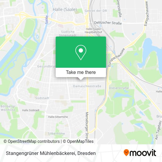 Карта Stangengrüner Mühlenbäckerei