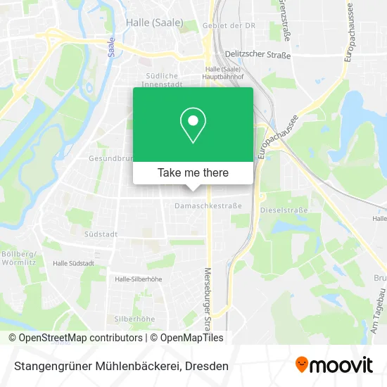 Карта Stangengrüner Mühlenbäckerei
