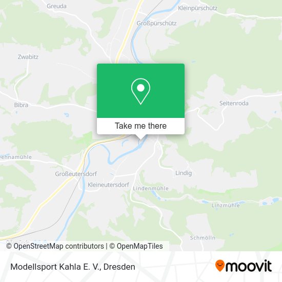 Карта Modellsport Kahla E. V.