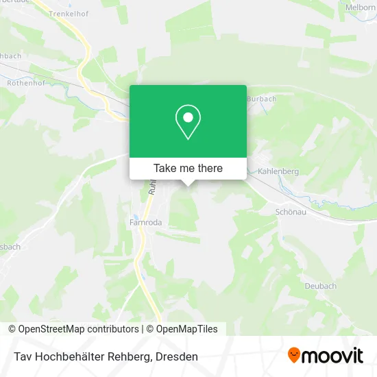 Карта Tav Hochbehälter Rehberg