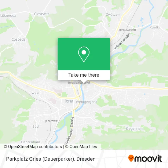 Карта Parkplatz Gries (Dauerparker)