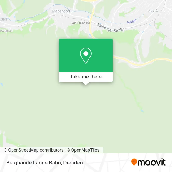 Карта Bergbaude Lange Bahn