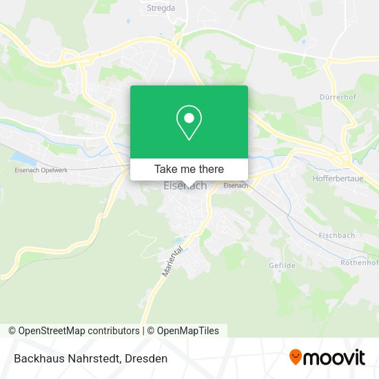 Карта Backhaus Nahrstedt