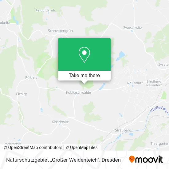 Карта Naturschutzgebiet „Großer Weidenteich“