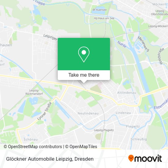 Карта Glöckner Automobile Leipzig