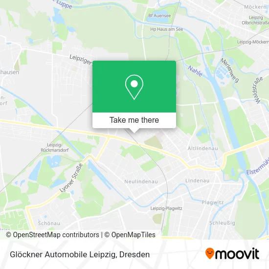 Карта Glöckner Automobile Leipzig
