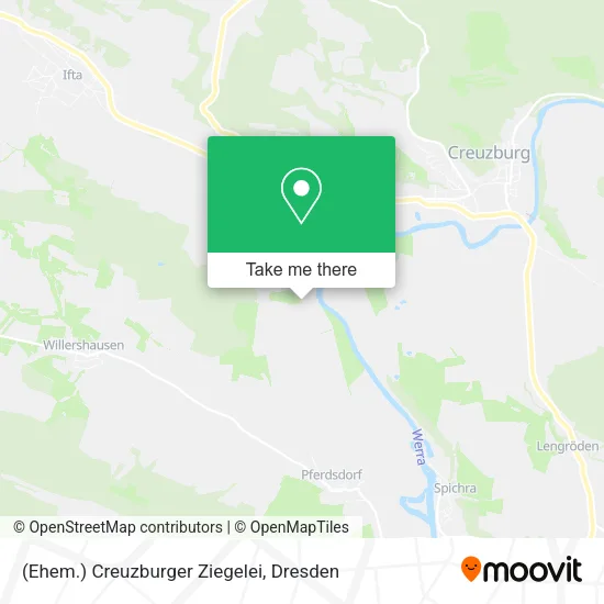 Карта (Ehem.) Creuzburger Ziegelei