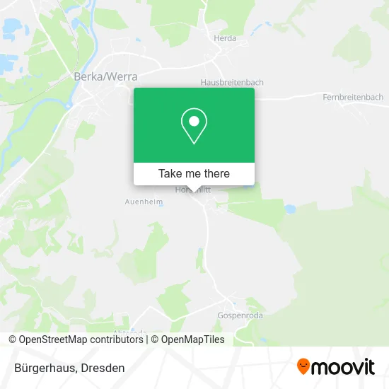 Карта Bürgerhaus