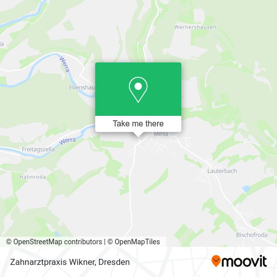 Карта Zahnarztpraxis Wikner