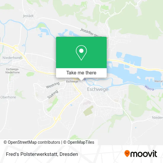Карта Fred's Polsterwerkstatt