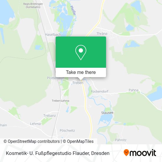 Карта Kosmetik- U. Fußpflegestudio Flauder