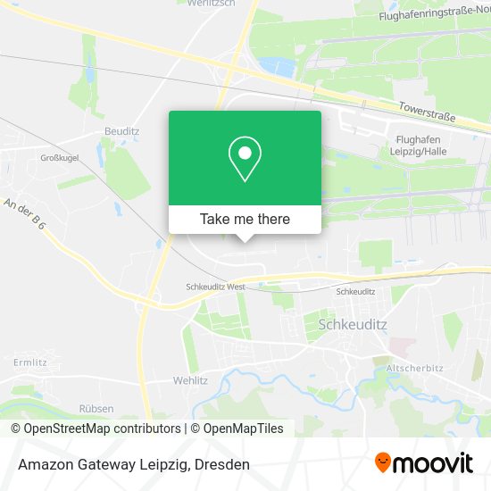 Карта Amazon Gateway Leipzig