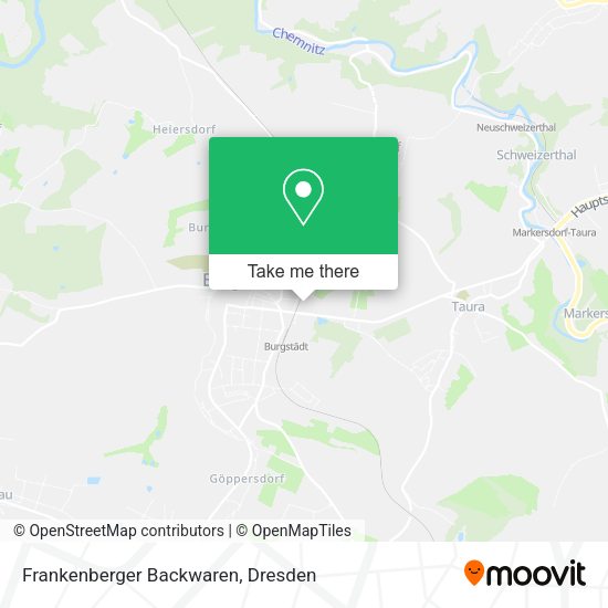 Карта Frankenberger Backwaren