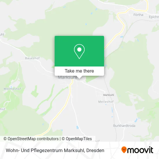 Карта Wohn- Und Pflegezentrum Marksuhl