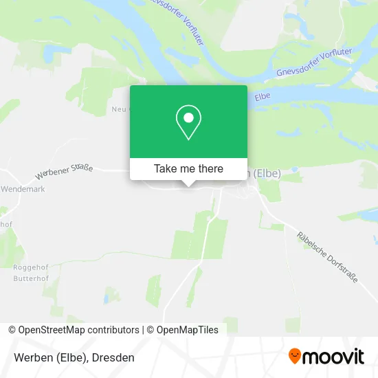 Карта Werben (Elbe)