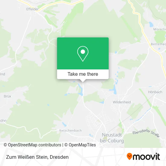 Карта Zum Weißen Stein