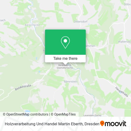 Карта Holzverarbeitung Und Handel Martin Eberth