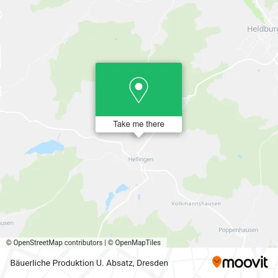 Карта Bäuerliche Produktion U. Absatz