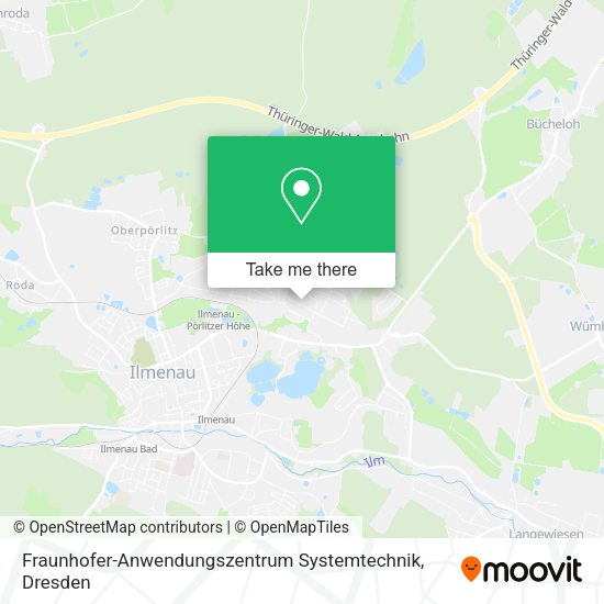 Карта Fraunhofer-Anwendungszentrum Systemtechnik