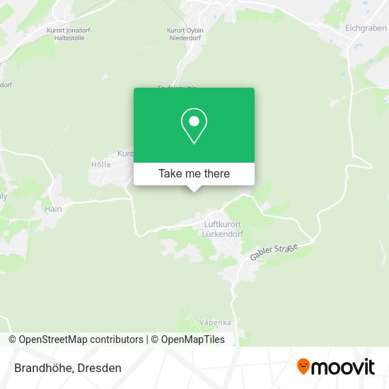 Карта Brandhöhe
