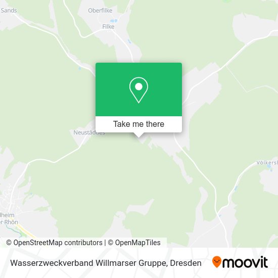 Карта Wasserzweckverband Willmarser Gruppe