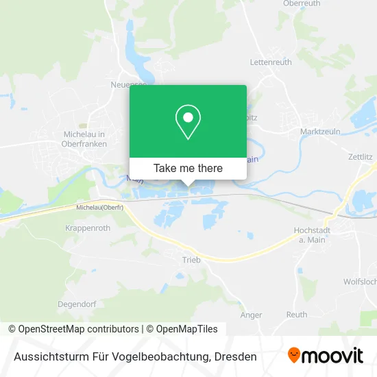 Карта Aussichtsturm Für Vogelbeobachtung