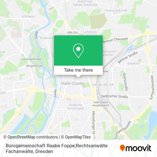 Карта Bürogemeinschaft Raabe Foppe;Rechtsanwälte Fachanwälte