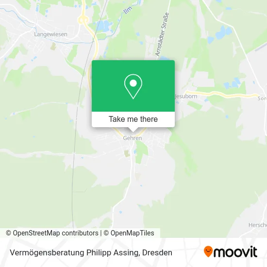 Карта Vermögensberatung Philipp Assing