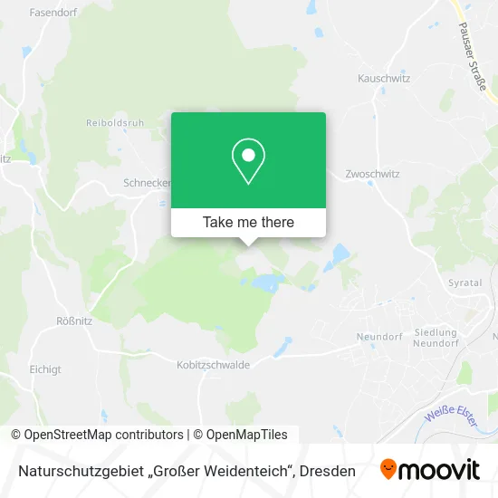 Карта Naturschutzgebiet „Großer Weidenteich“