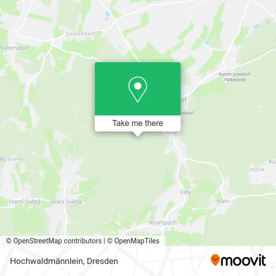 Карта Hochwaldmännlein
