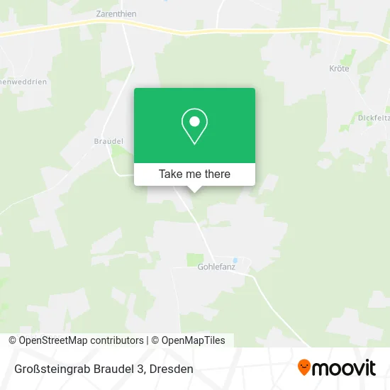 Карта Großsteingrab Braudel 3