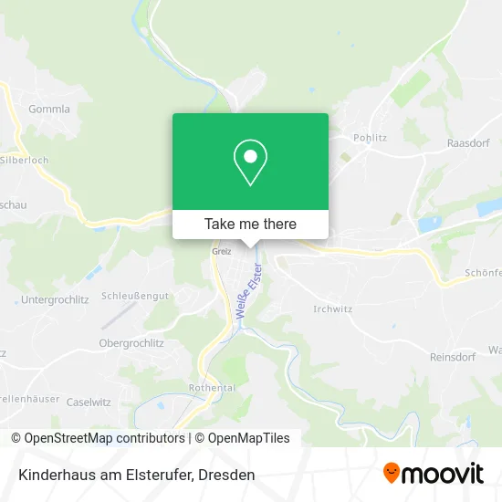 Карта Kinderhaus am Elsterufer