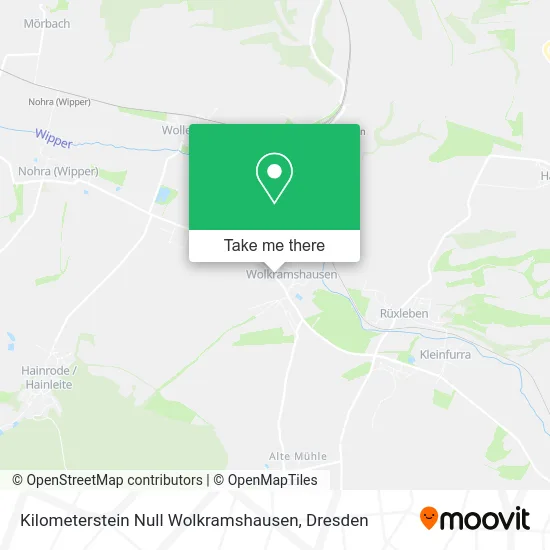 Карта Kilometerstein Null Wolkramshausen