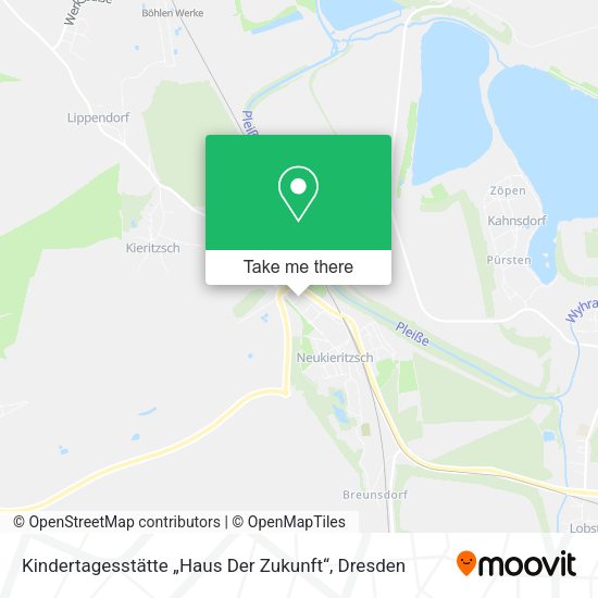 Карта Kindertagesstätte „Haus Der Zukunft“