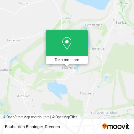 Карта Baubetrieb Binninger