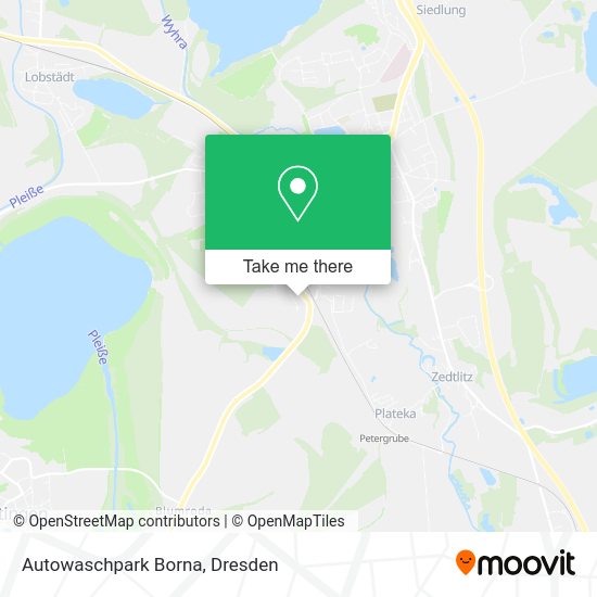 Карта Autowaschpark Borna