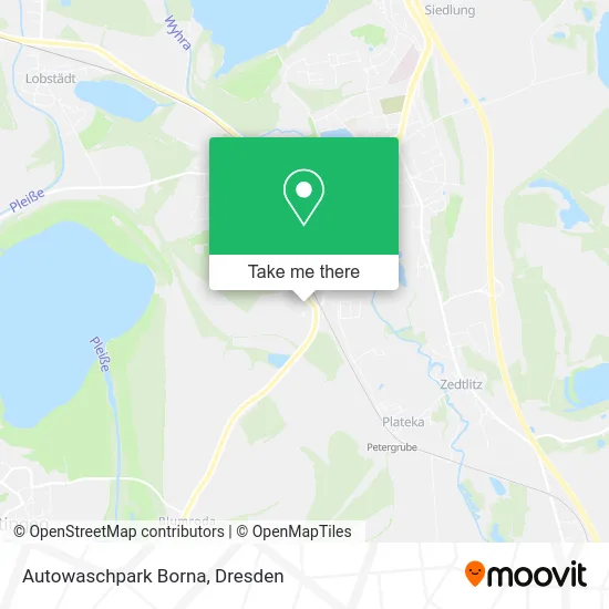 Карта Autowaschpark Borna