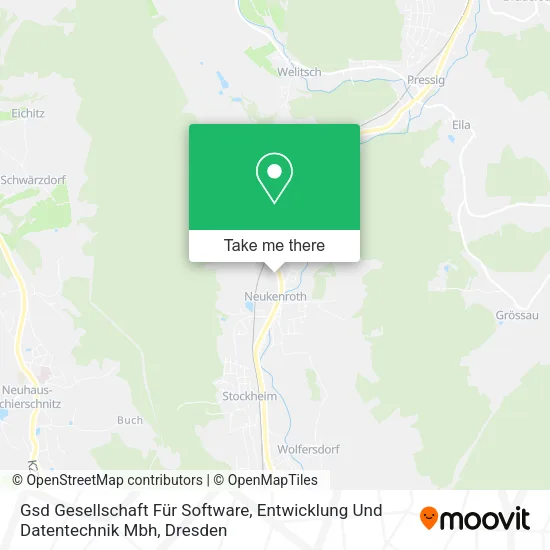 Карта Gsd Gesellschaft Für Software, Entwicklung Und Datentechnik Mbh