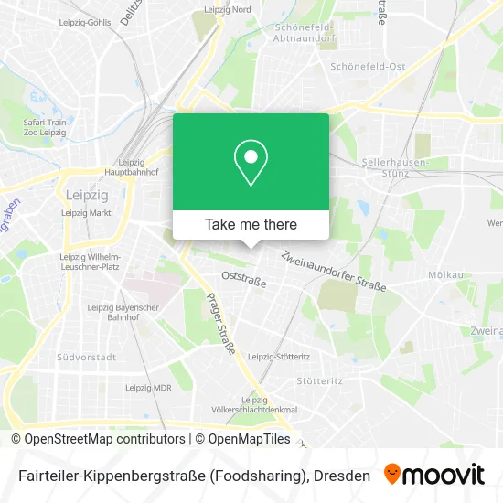 Карта Fairteiler-Kippenbergstraße (Foodsharing)