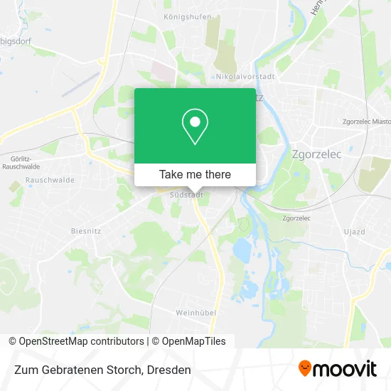 Карта Zum Gebratenen Storch