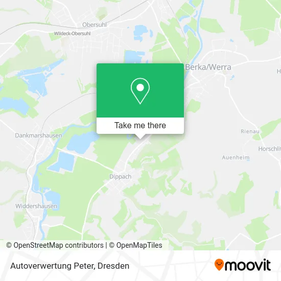 Карта Autoverwertung Peter