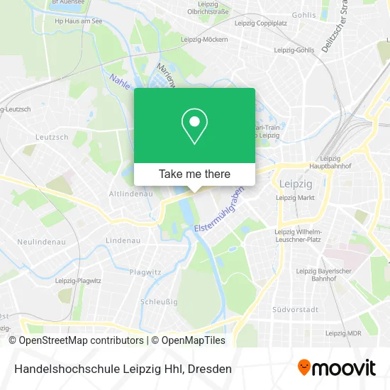 Карта Handelshochschule Leipzig Hhl
