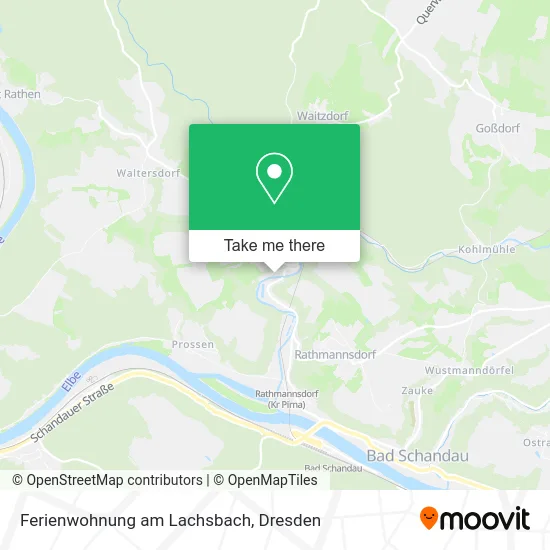 Карта Ferienwohnung am Lachsbach