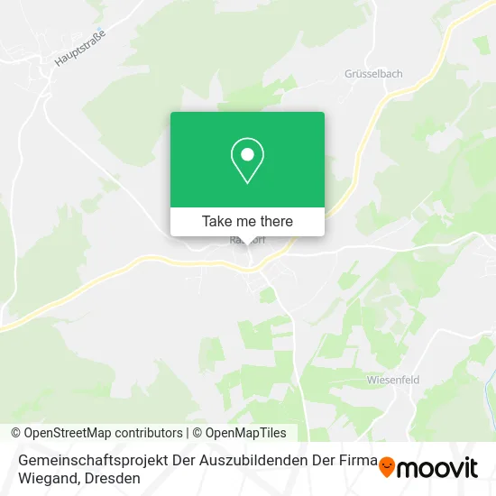 Карта Gemeinschaftsprojekt Der Auszubildenden Der Firma Wiegand