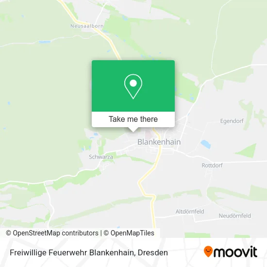 Карта Freiwillige Feuerwehr Blankenhain