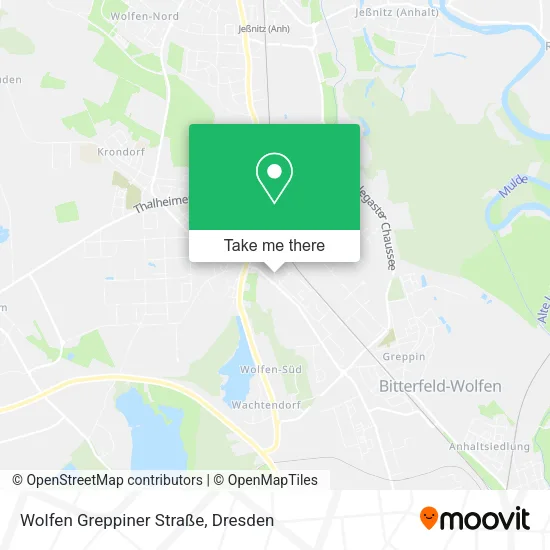 Карта Wolfen Greppiner Straße
