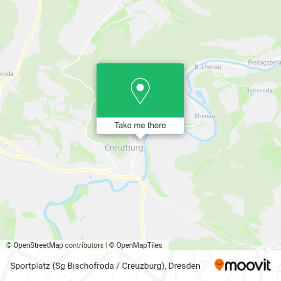Sportplatz (Sg Bischofroda / Creuzburg) map