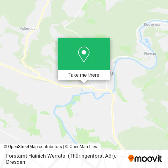Карта Forstamt Hainich-Werratal (Thüringenforst Aör)