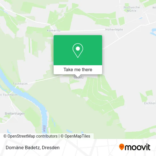Карта Domäne Badetz